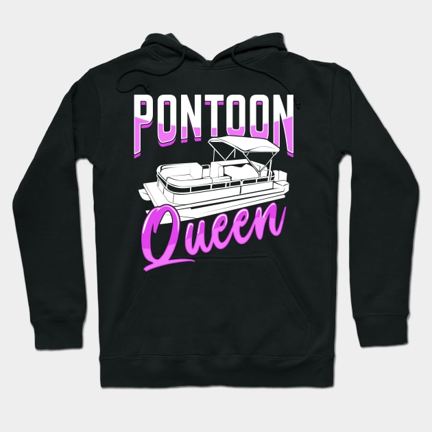 Pontoon Queen Captain Gift Hoodie by Dolde08